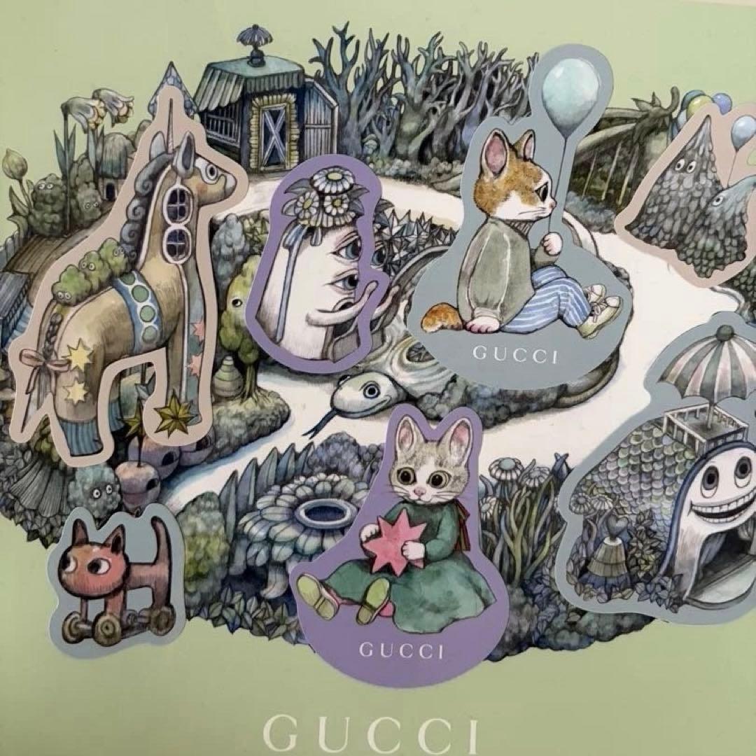 GUCCI×ヒグチユウコ 【非売品】ノベルティステッカー - メルカリ