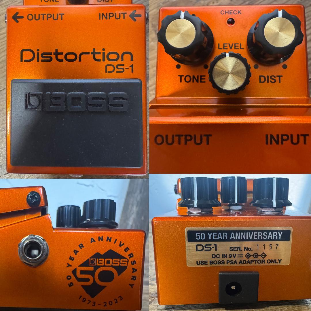 【極美品】BOSS DS-1 50周年記念モデル 限定オレンジ 付属品完備