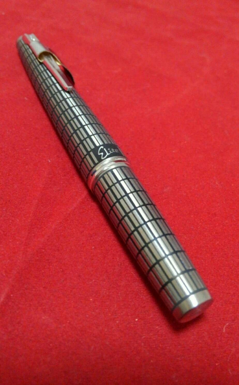 PILOT】Elite 希少な総格子柄 万年筆 ボールペン まとめ売り