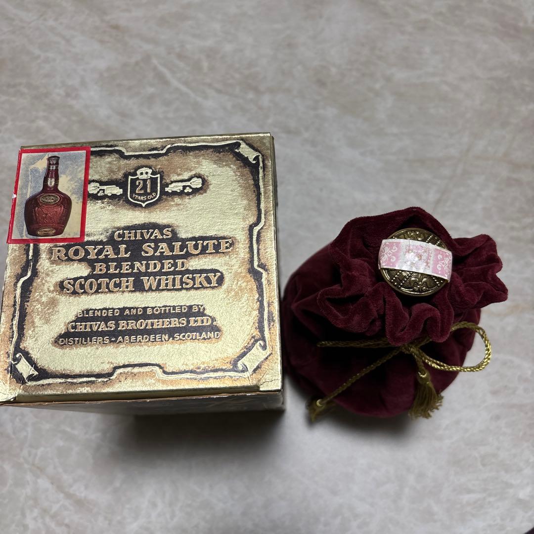 SALUTE 21年 ウイスキー お酒 赤ボトル 未開封/700ml/43度の通販はau