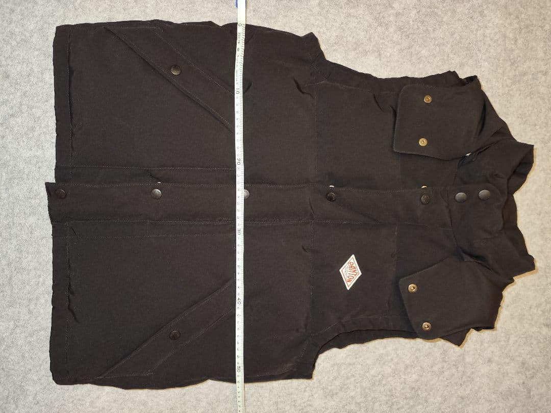 DANTON ダウンベスト ブラック 40