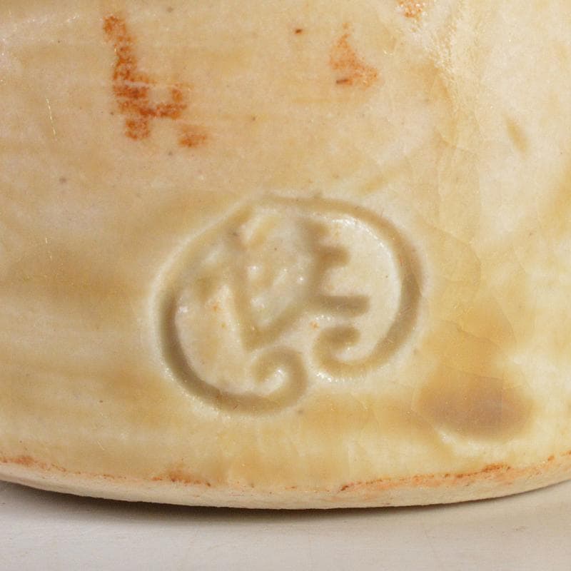 クローバー　利休茶箱赤絵竹花文茶碗棗など八点　一式　仕覆付　M　R7184