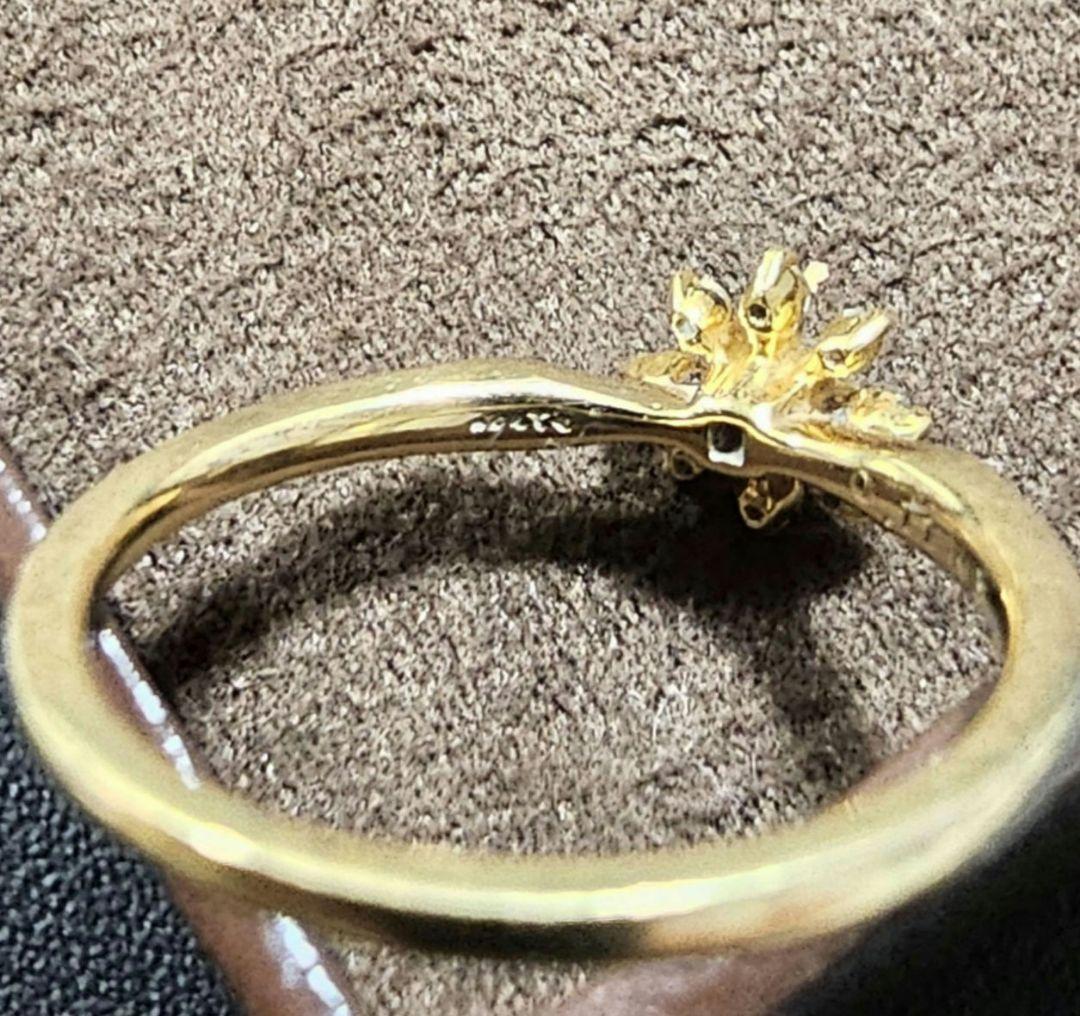 ※アサヒ agete CLASSIC k18 ダイヤモンドリング 9号