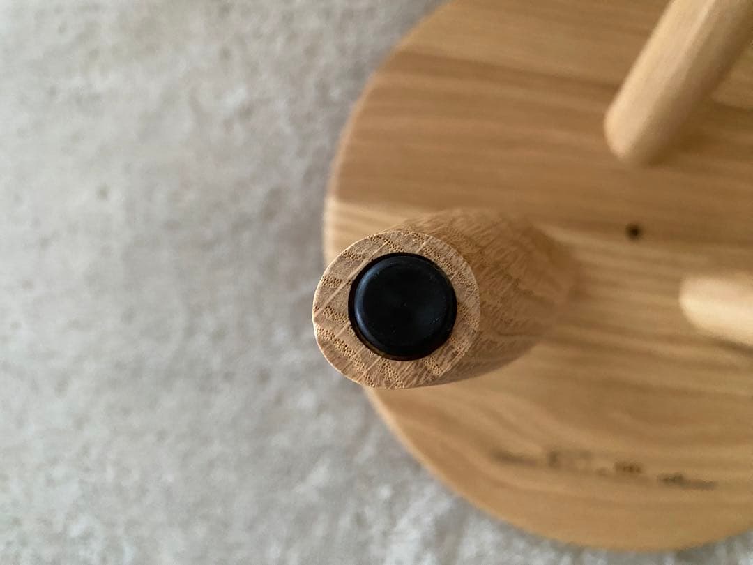 【美品】カッシーナ　ベルジェ スツール　オーク材ナチュラル