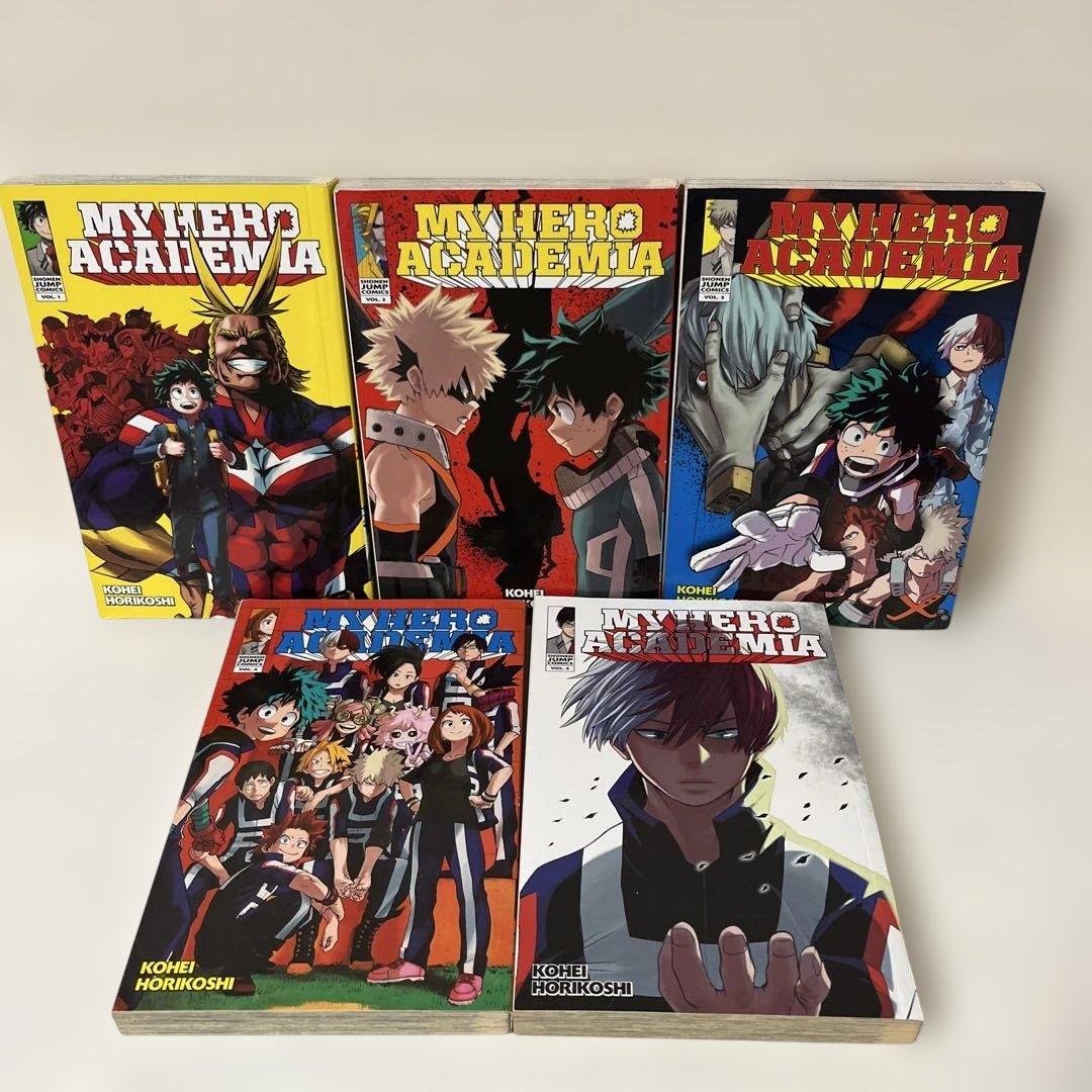 僕のヒーローアカデミア　英語版　1-9巻セット