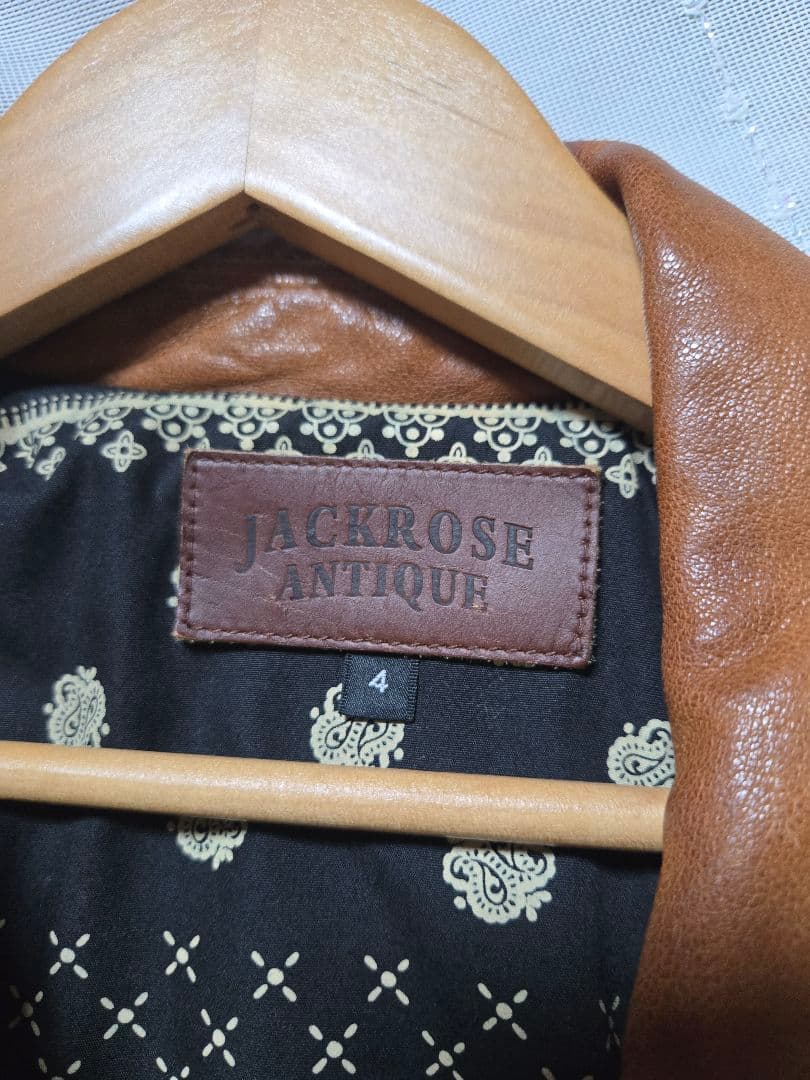 け様専用 ジャックローズ 山羊革 茶色 シングルライダース