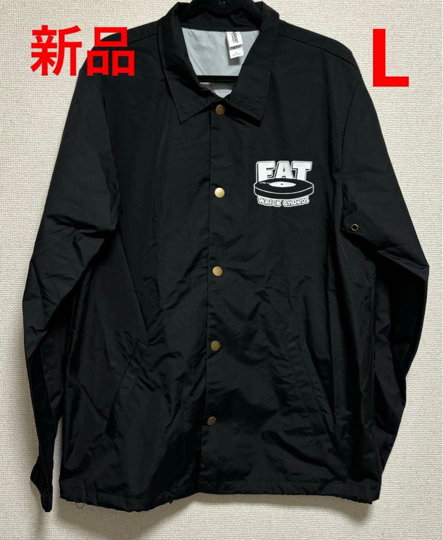 未使用】FAT WRECK CHORDS コーチジャケットXL