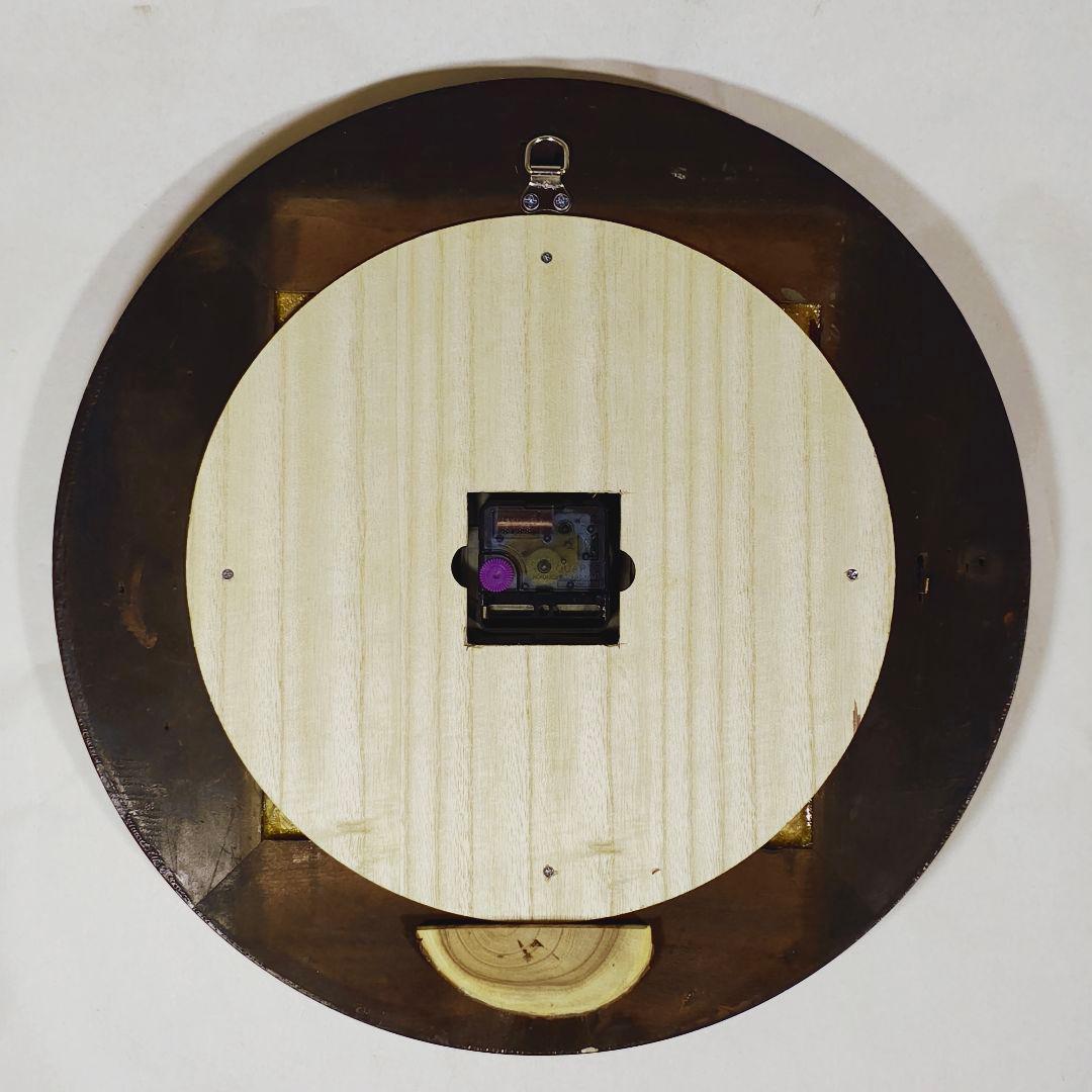 【リペア品 静音 薄型】TRADE MARK 掛け時計 壁掛け時計 アンティーク