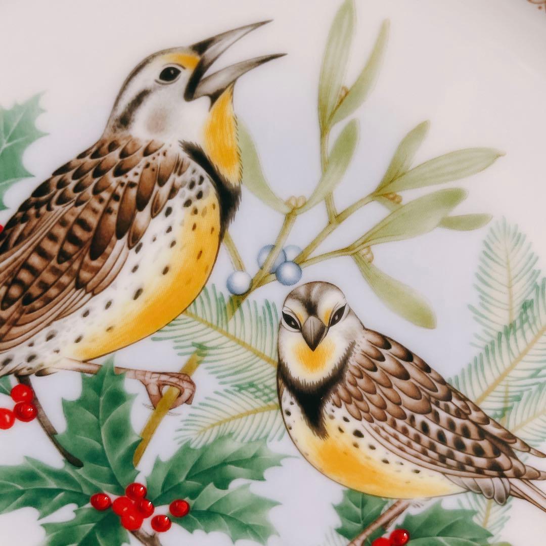ノリタケ BIRDS OF AMERICA クリスマス限定プレート 1999
