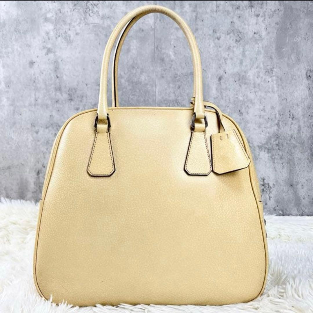 PRADA ベージュ ハンドバッグ