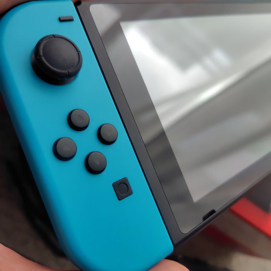 美品動作良好 Nintendo Switch ネオンブルー/ネオンレッド 本体