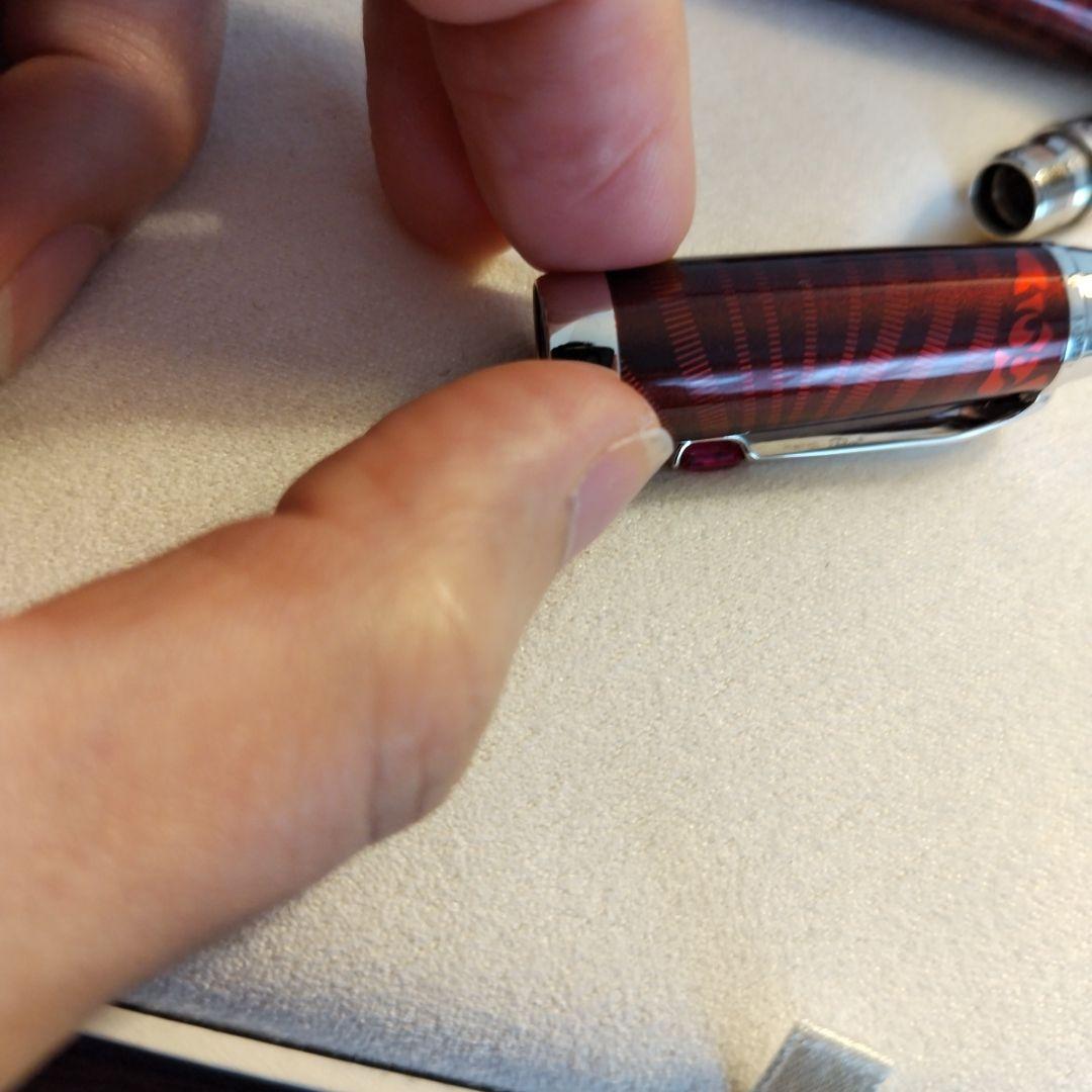 MONTBLANC ローラーボールペンボエム 限定品レッド色 パソ・ドブレ