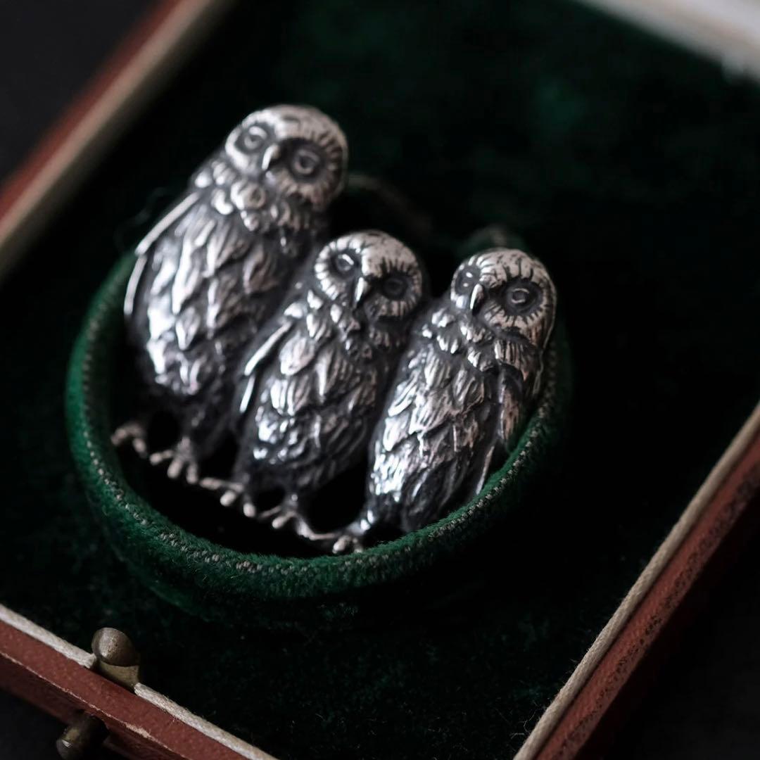 Lisette リゼッタ ブローシュ・イボー フクロウ シルバー