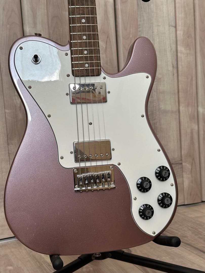 Fender スクワイヤー テレキャスター デラックス バーガンディー