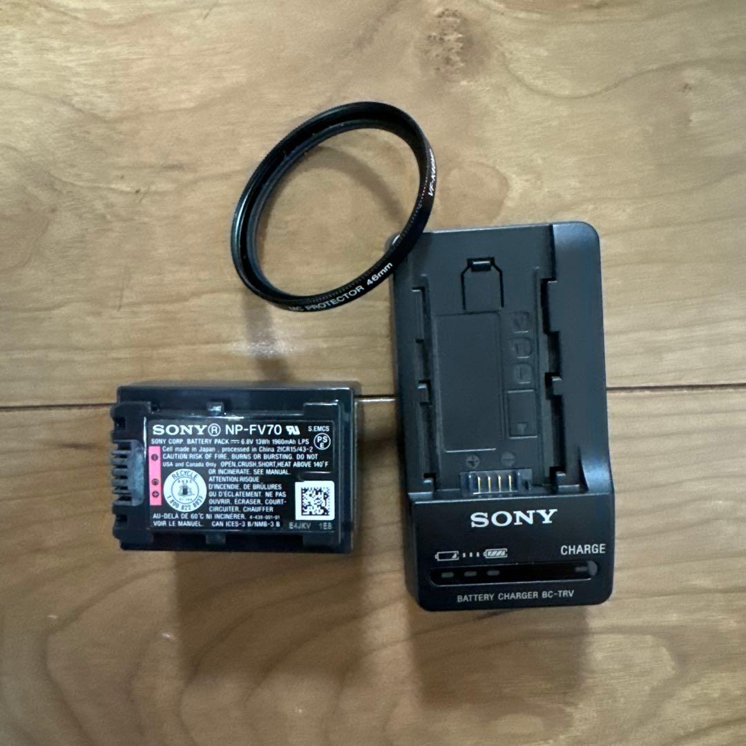 SONY HDR-CX670 ブラック デジタルビデオカメラ、別売品、三脚付