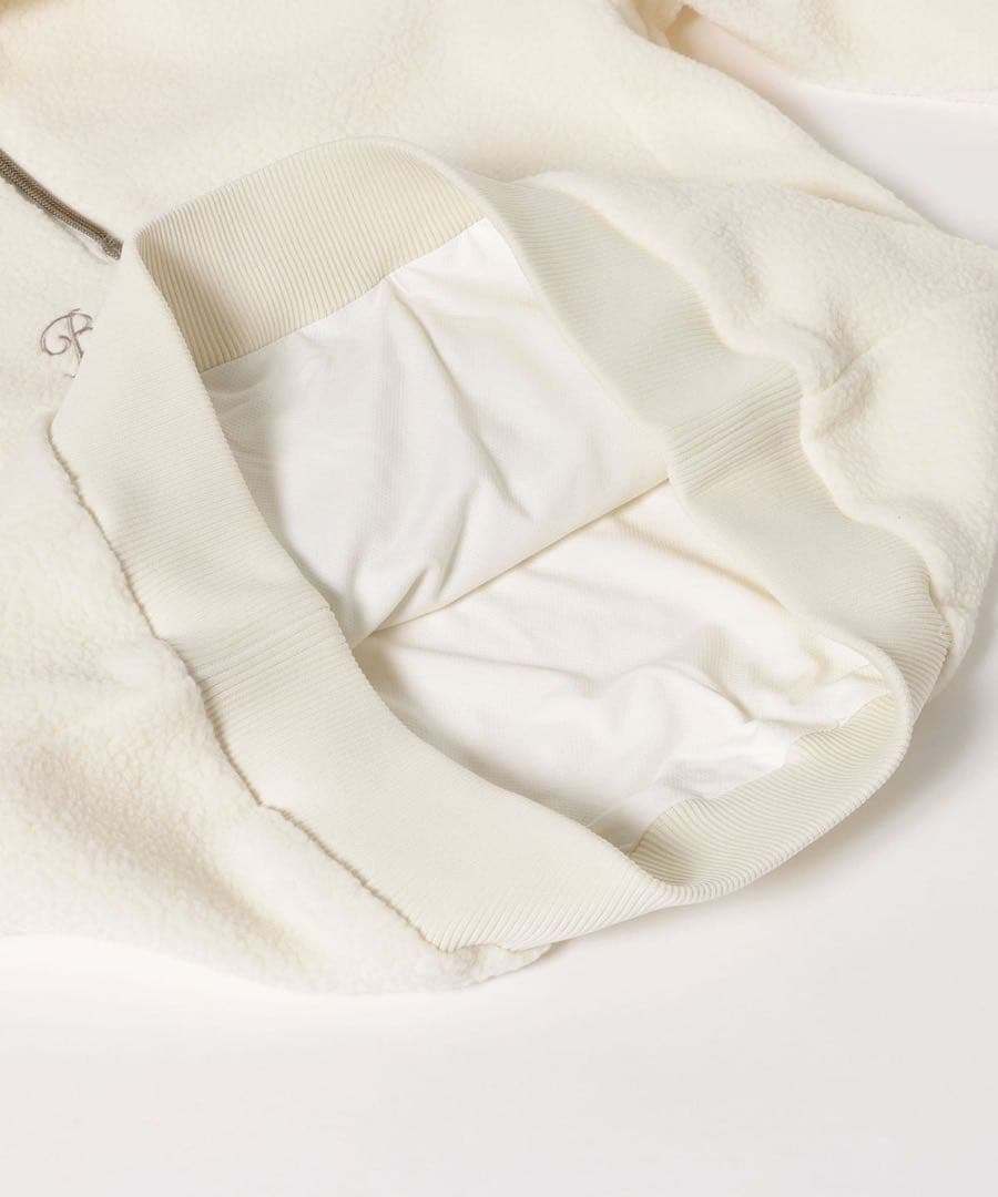 ビームス　ハーフジップ　ボアセーター