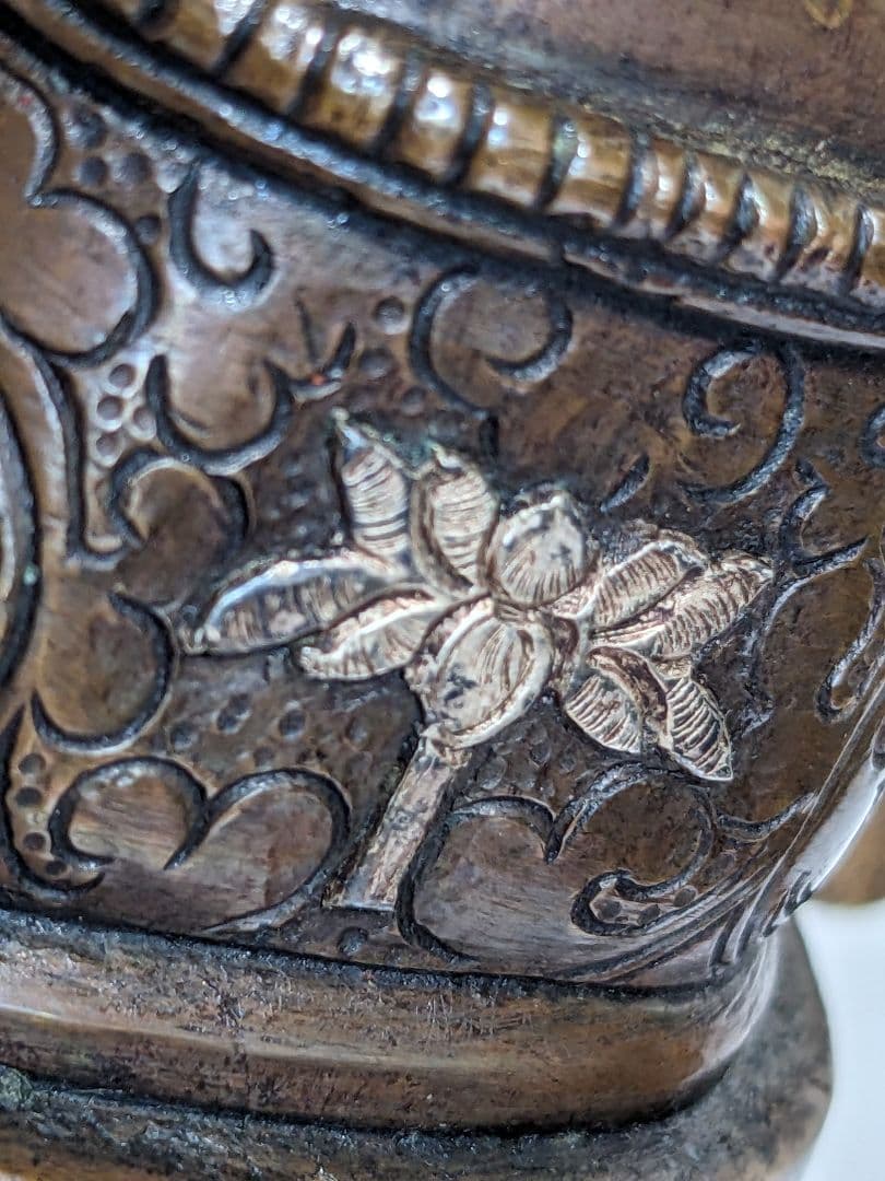 ♢中国 唐銅 仏像 古玩 仏教美術 仏具 古銅 釈迦如来坐像 古美術品