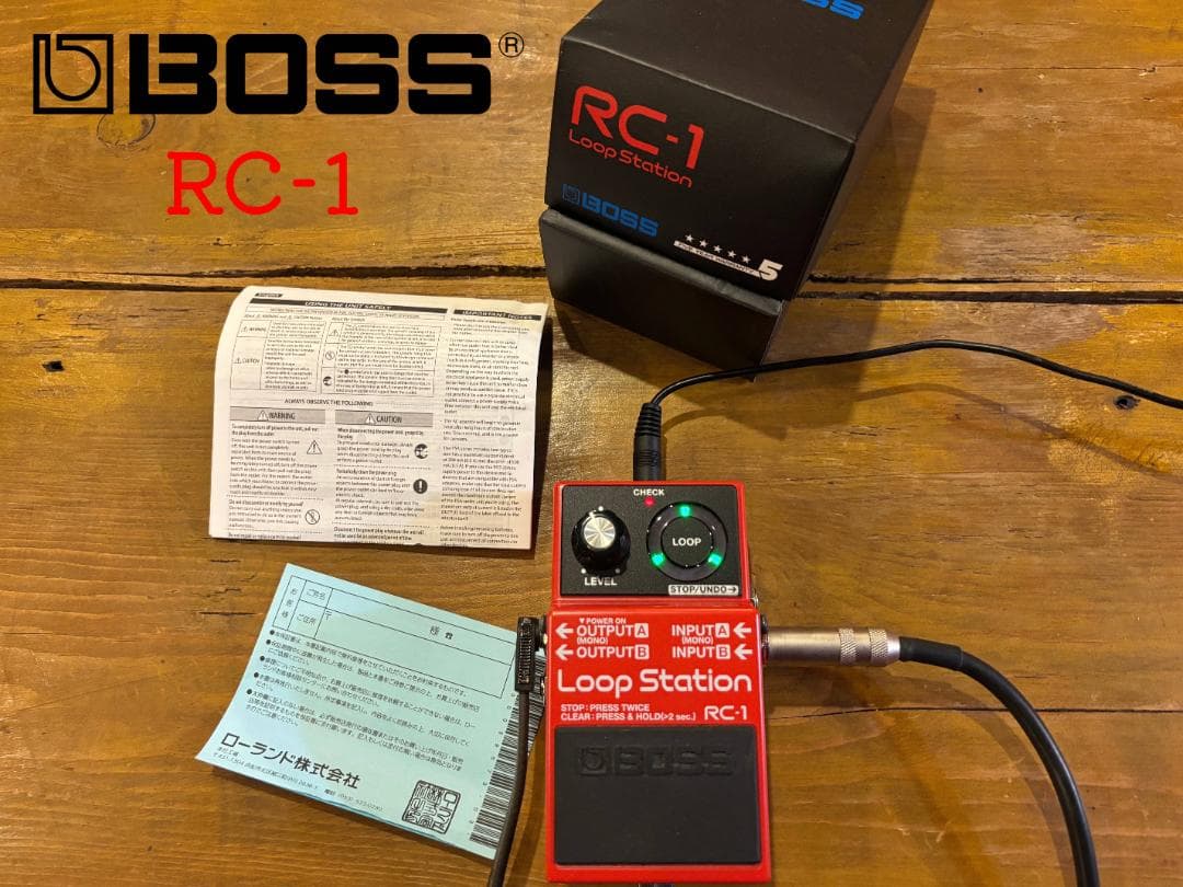 新品 BOSS RC-1 Loop Station / 店頭展示品 Boss RC-1 Loop Station Looper Pedal | Sweetwater