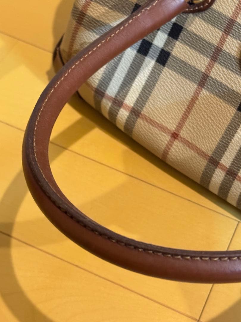 Burberry ノバチェックミニボストンバッグ