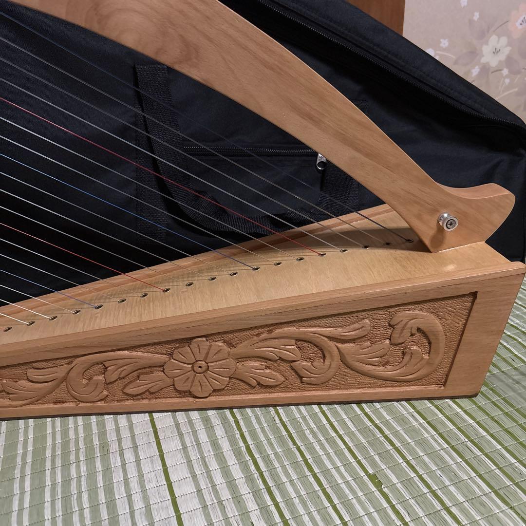 OTOTSUBU 20弦 ハープ ケース付 楽器 竪琴 オトツブ おとつぶ