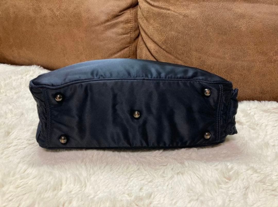 美品☆ ヘッドポーター PORTER ミニボストン バッグ ネイビー 吉田カバン