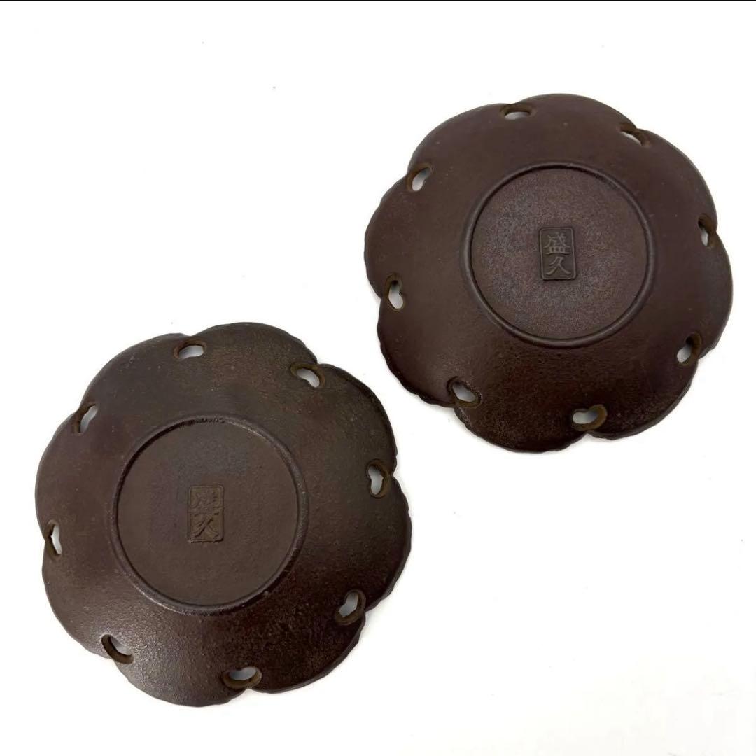 茶道具 古銅 鬼面 涼炉 香炉 在銘 Z 9628