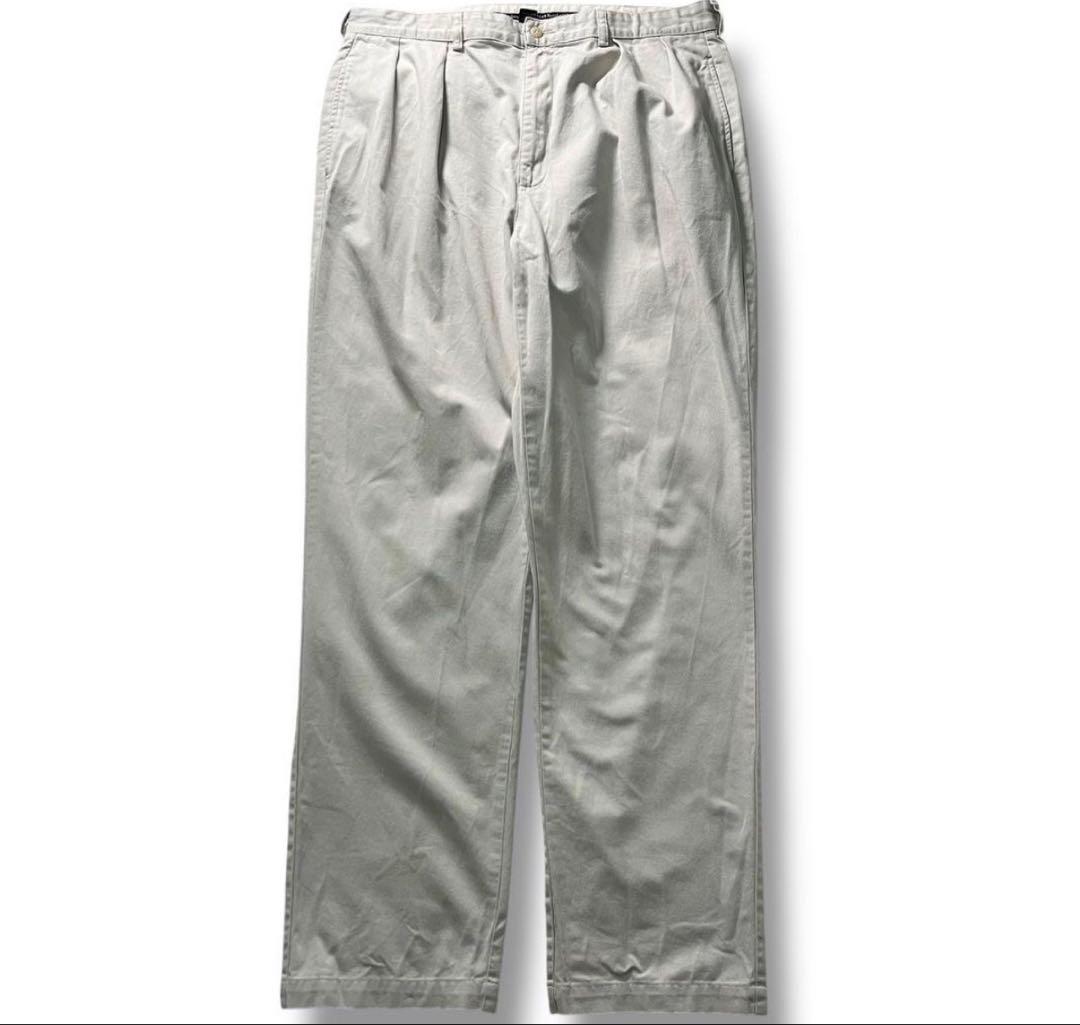90s ポロラルフローレン ANDREW PANT ポロチノ W38 ツータック - メルカリ
