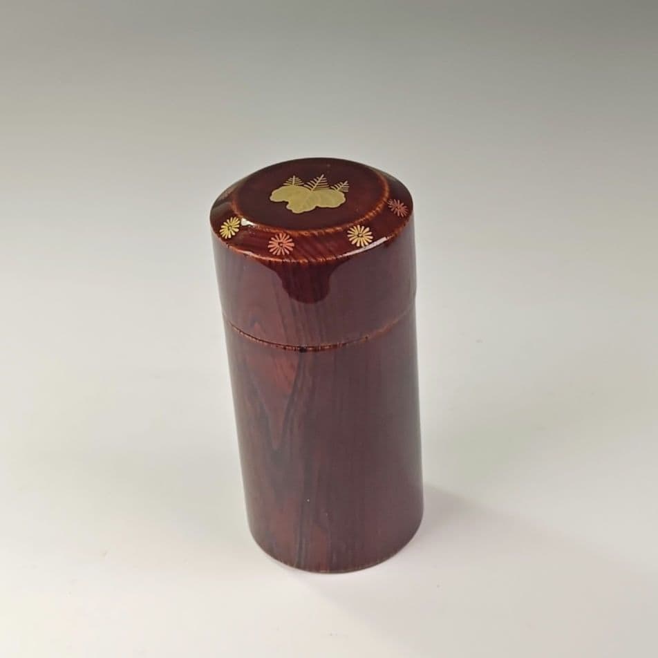 ウ320 煙草盆『大崎雄斉作』『鵬雲斎好桐透か桑手付 莨盆 莨入付 共箱