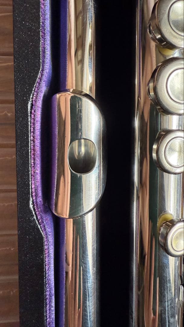 リペア証明画像有SANKYOシルバーソニック管体銀製　カバードキィ