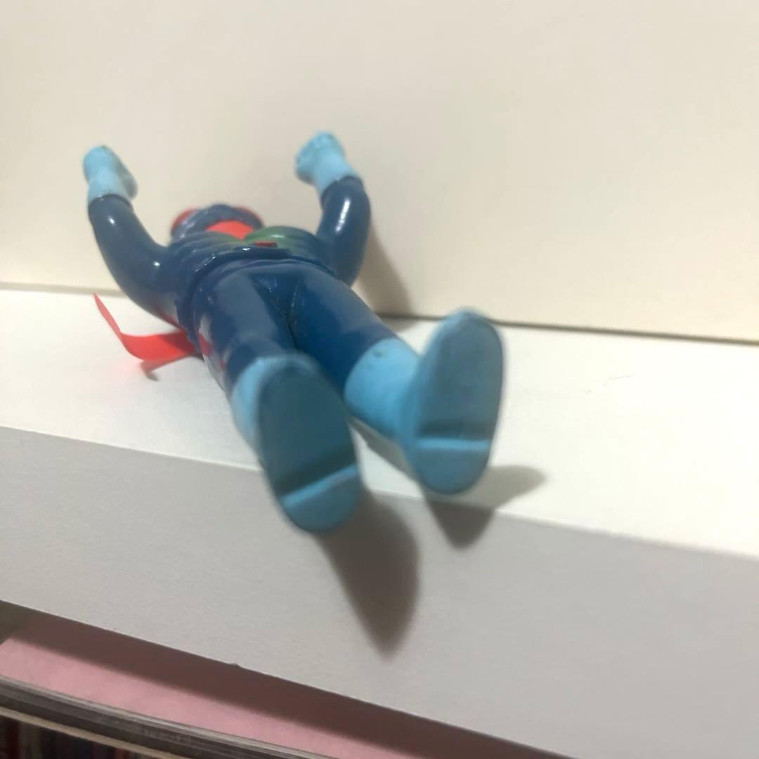 ポピー製 仮面ライダー2号 ソフビ フィギュア 旧バンダイ 当時物