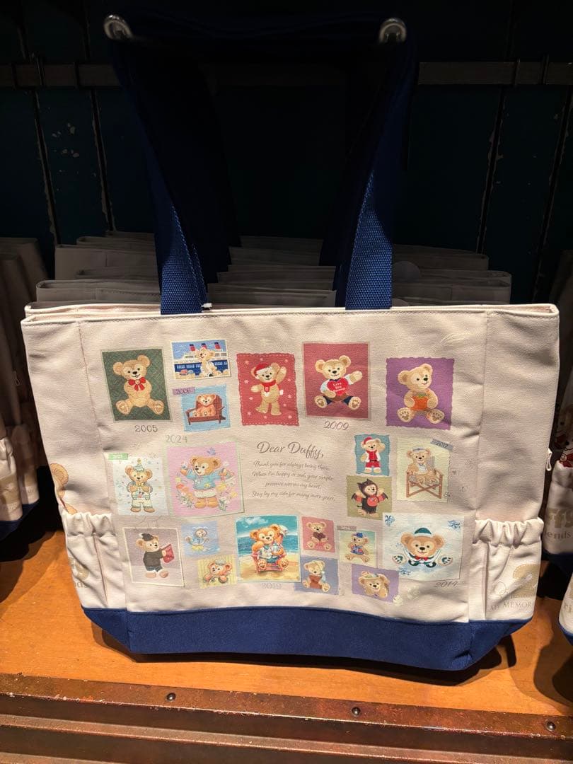 トートバッグ】ディズニー 20周年 ダッフィー duffy