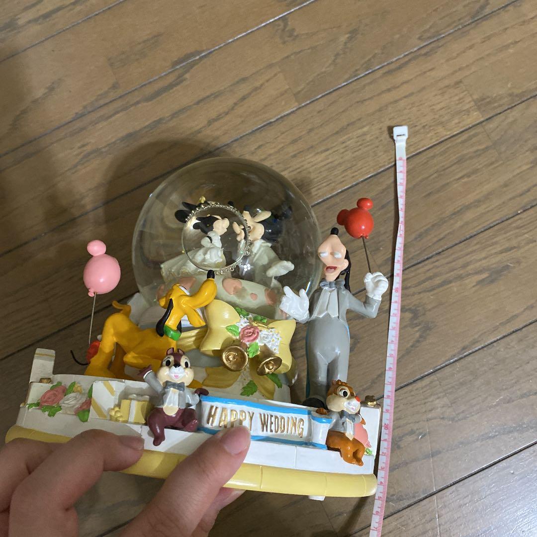 ミッキーフレンズ スノードーム オルゴール ウェディング