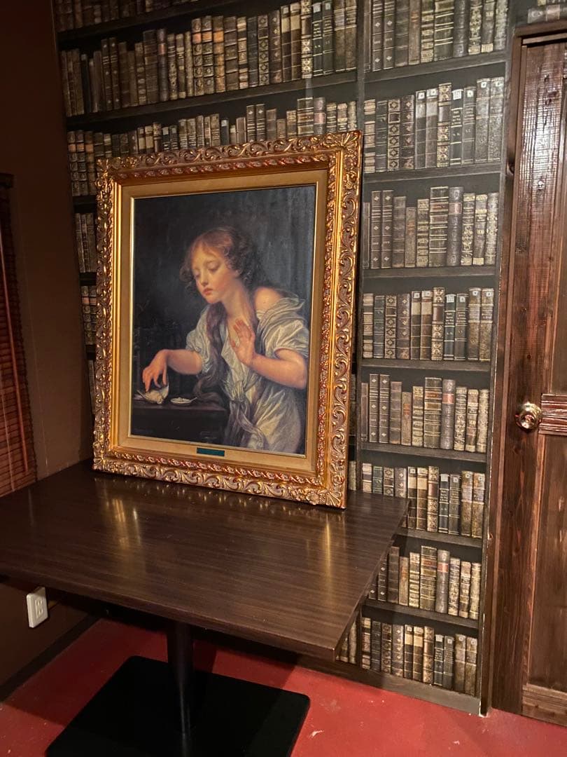 死んだ鳥　肖像画　絵画