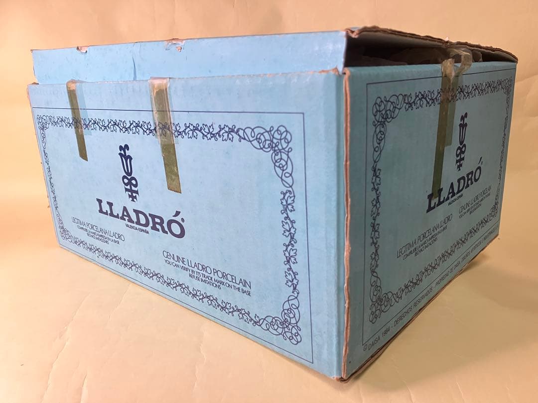 処分値下げ『1985年絶版レア品』リアドロ 犬と少年の陶器像（#5376）