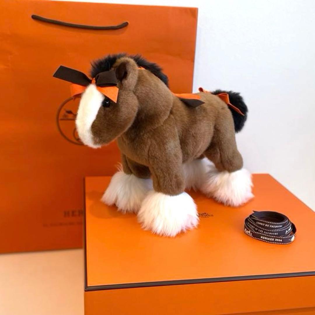 新品・未使用 エルメス HERMES ぬいぐるみ エルミー PPM 馬 最終値下