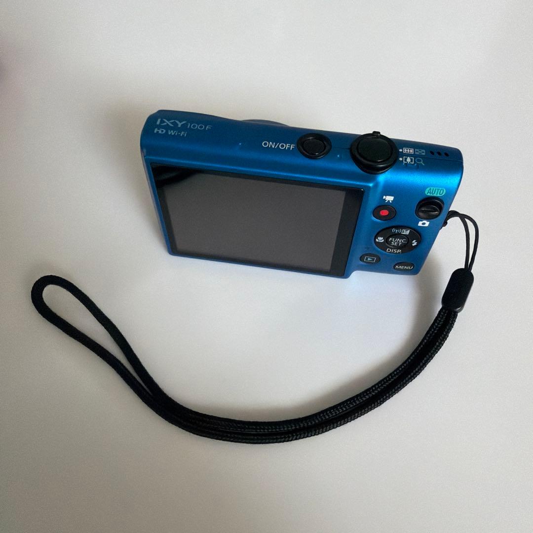 Canon IXY 100Fコンパクトデジタルカメラ コンデジ 青 ブルー