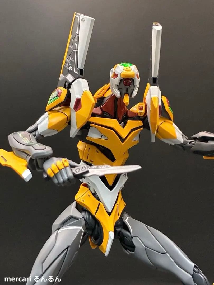 まこまこ　RGエヴァンゲリオン零号機塗装完成品＋30MP 綾波レイ＋◯◯