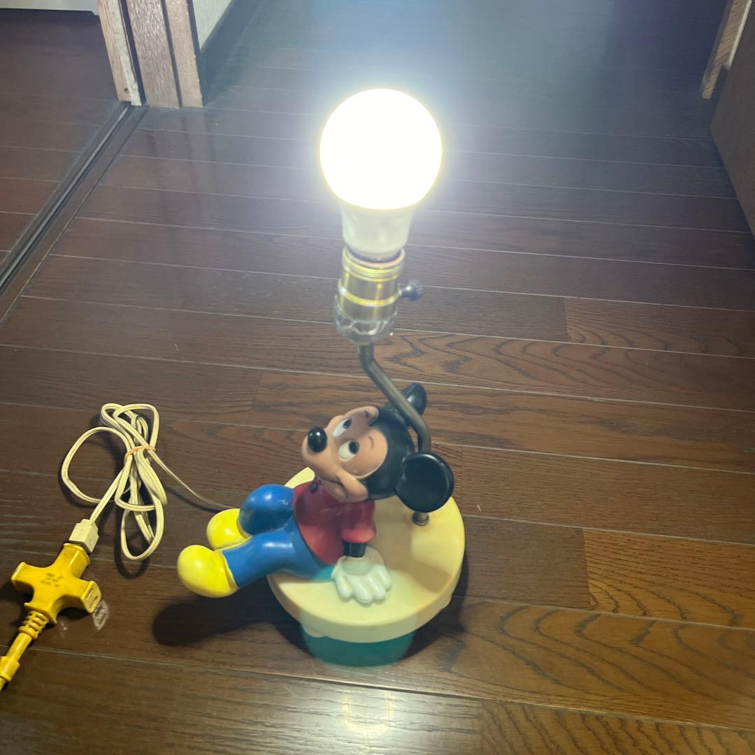 ミッキーマウス ランプ 1970年代 ビンテージ
