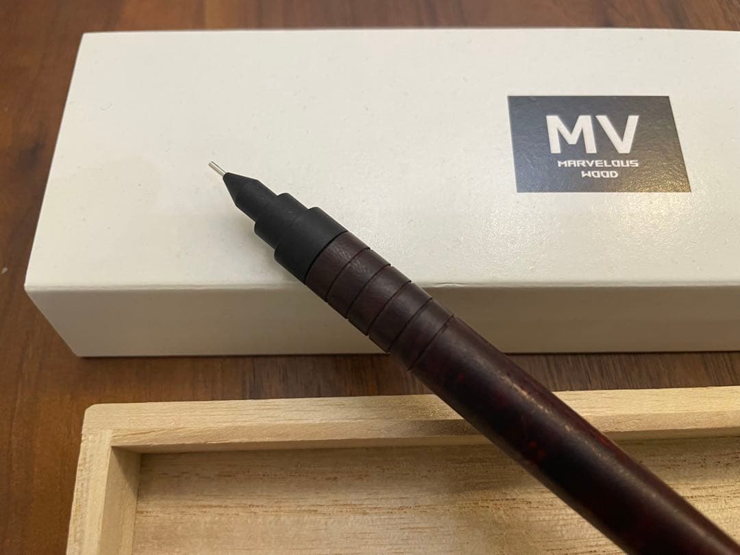 MV Marvelous wood 木製シャープペンシル HB 文房具・事務用品