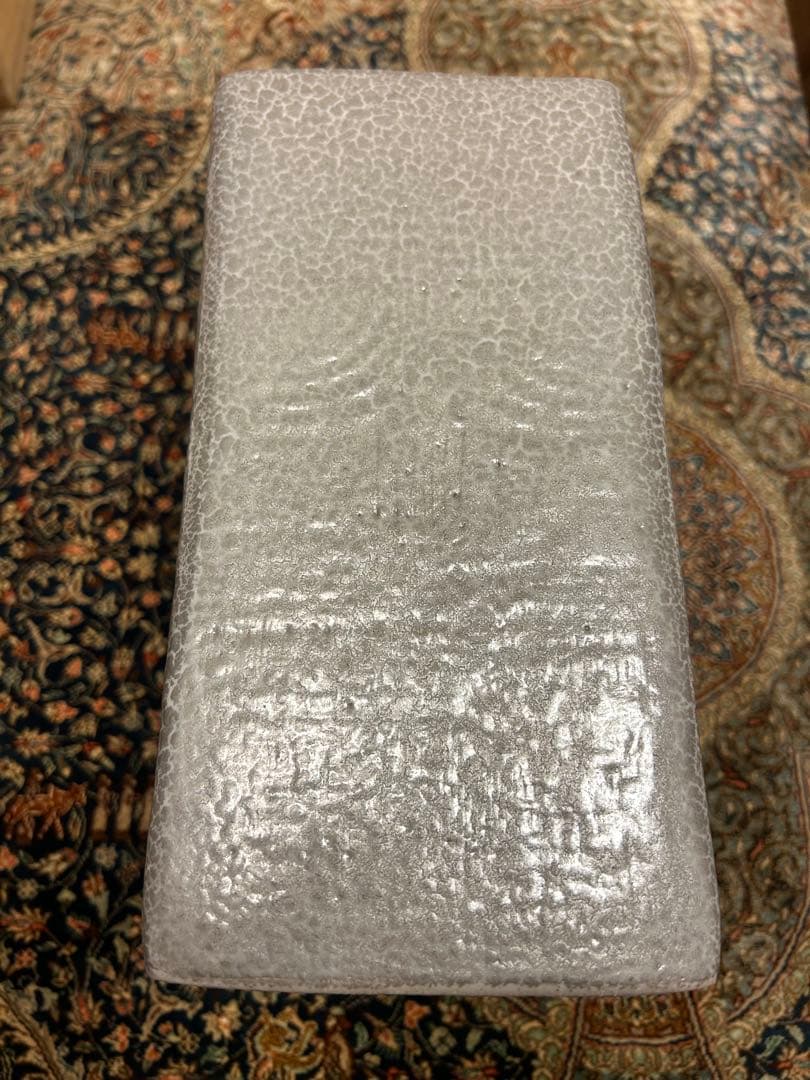 九谷深香陶窯　二代浅蔵五十吉　銀彩瑞果譜　華生　文化勲章授賞作家