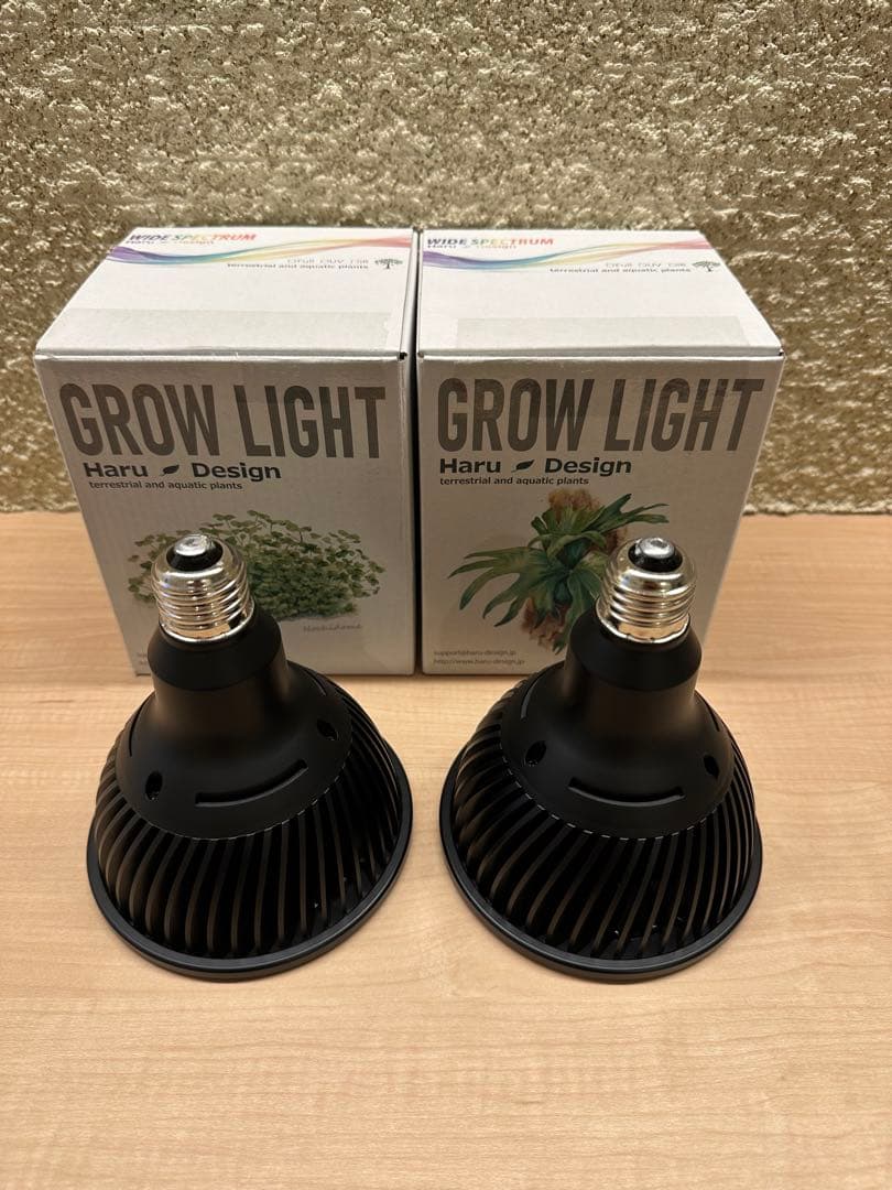 ・HaruDesign植物育成LEDライト HASU38 spec9 6K 2個