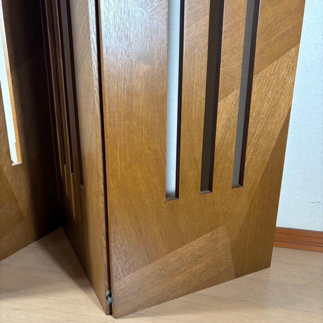 希少】カンディーハウス 木製 衝立 3連 パーテーション