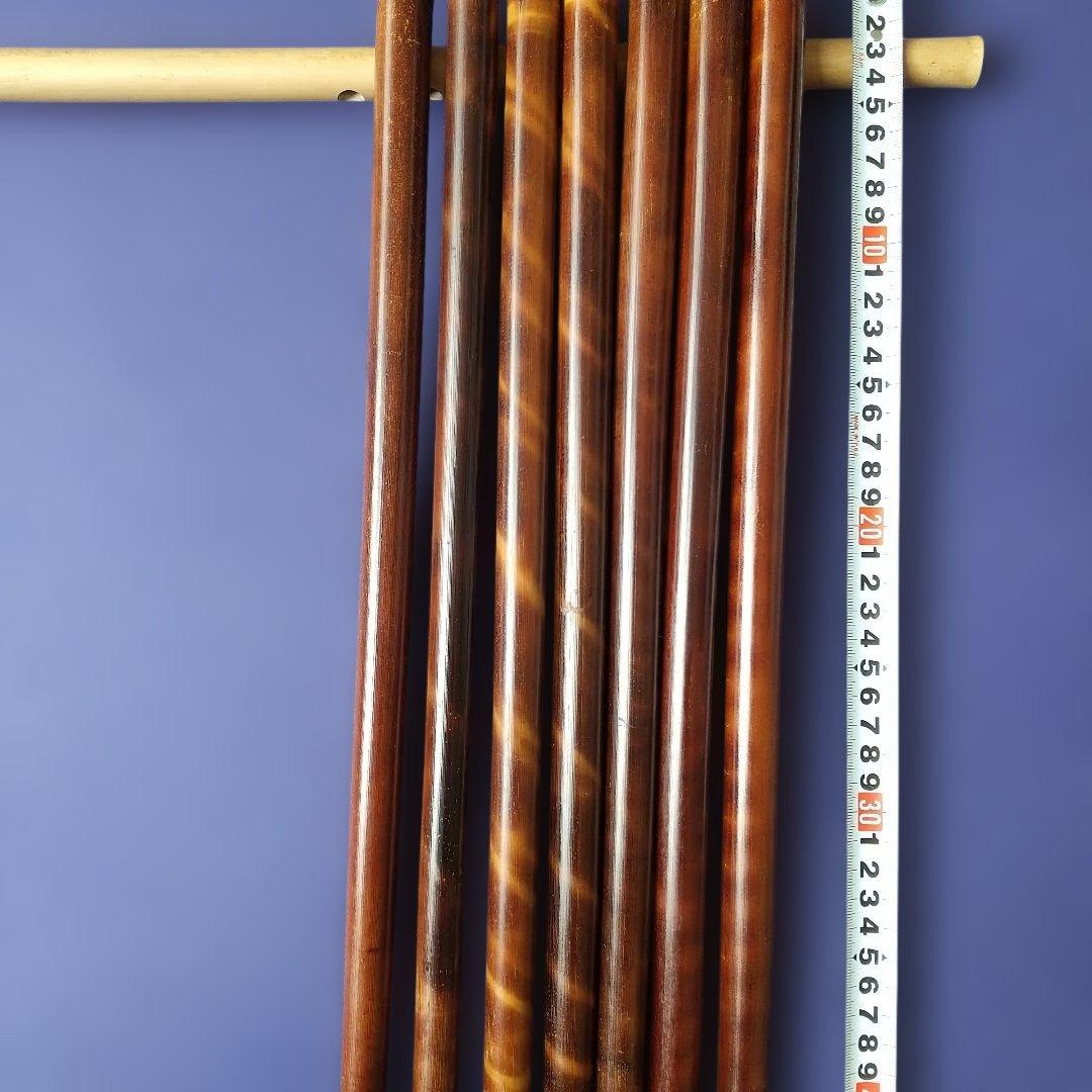 燻竹 篠竹 女竹 篠笛 ７本セット