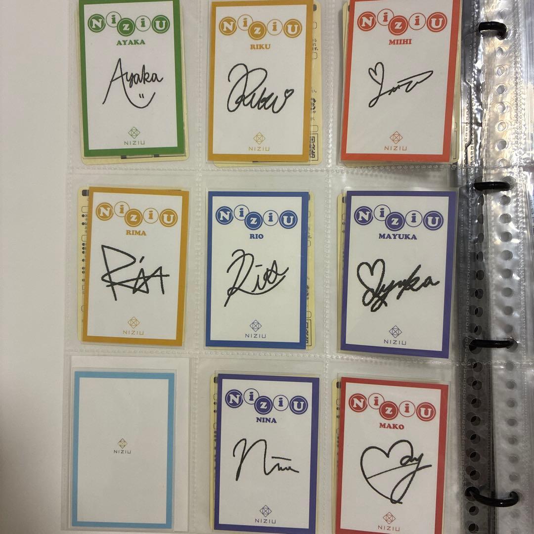 Niziu サイン入りカード11枚セット 期間限定値下げ - メルカリ