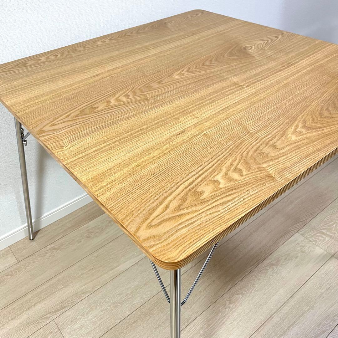 (つ27)イームズ 折りたたみ式 ダイニングテーブル DTM-2 正方形