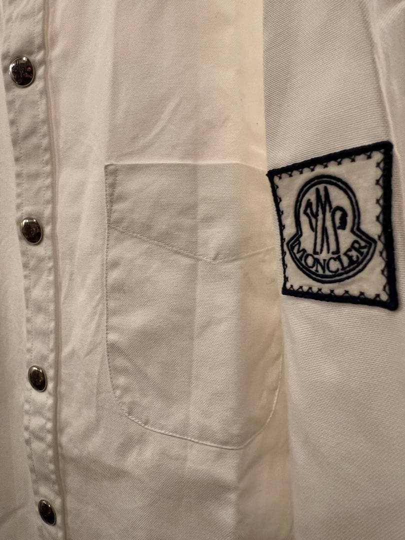 MONCLER GAMME BLEU モンクレールガムブルー シャツ 白