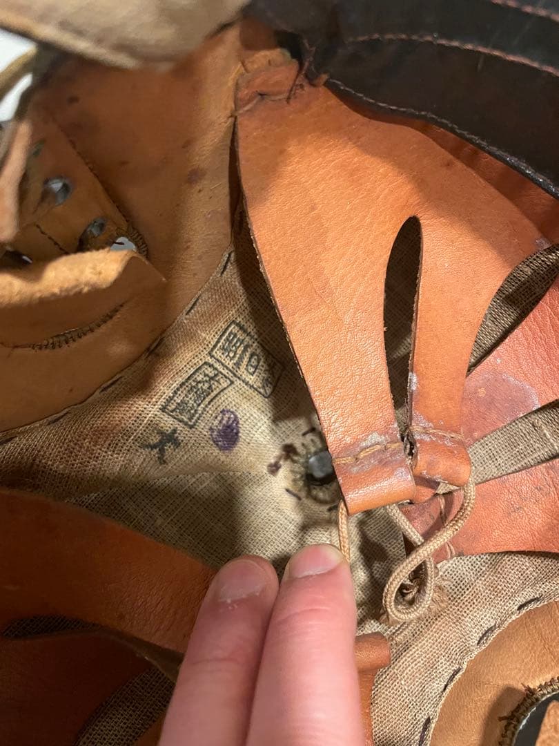 曹*集様 希少価値大！昭和19年製 旧日本陸軍戦車帽 夏用 大号 - メルカリ