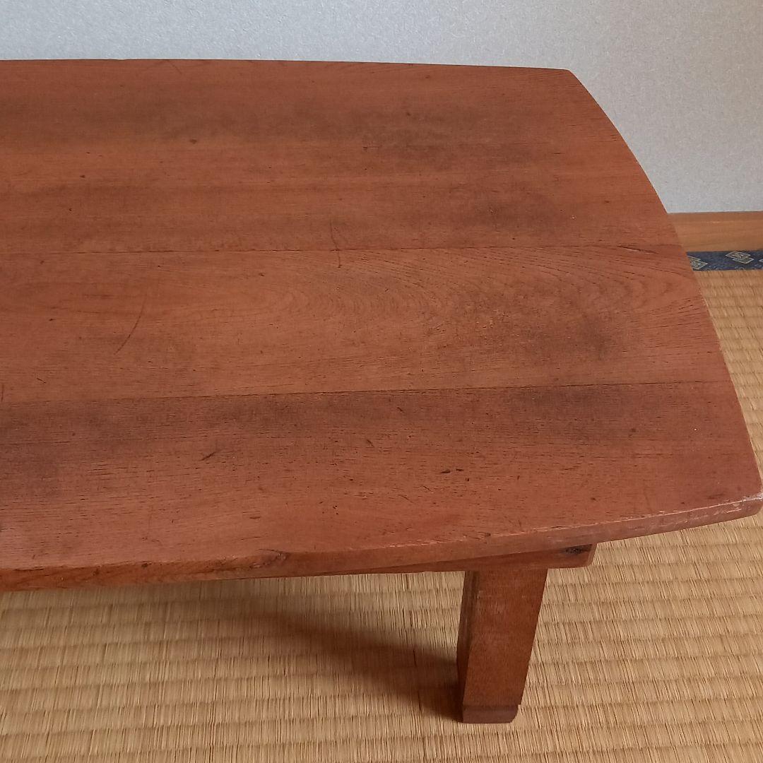 折り畳み式昭和レトロ座卓 昭和レトロ 折りたたみ式 木製長方形座卓