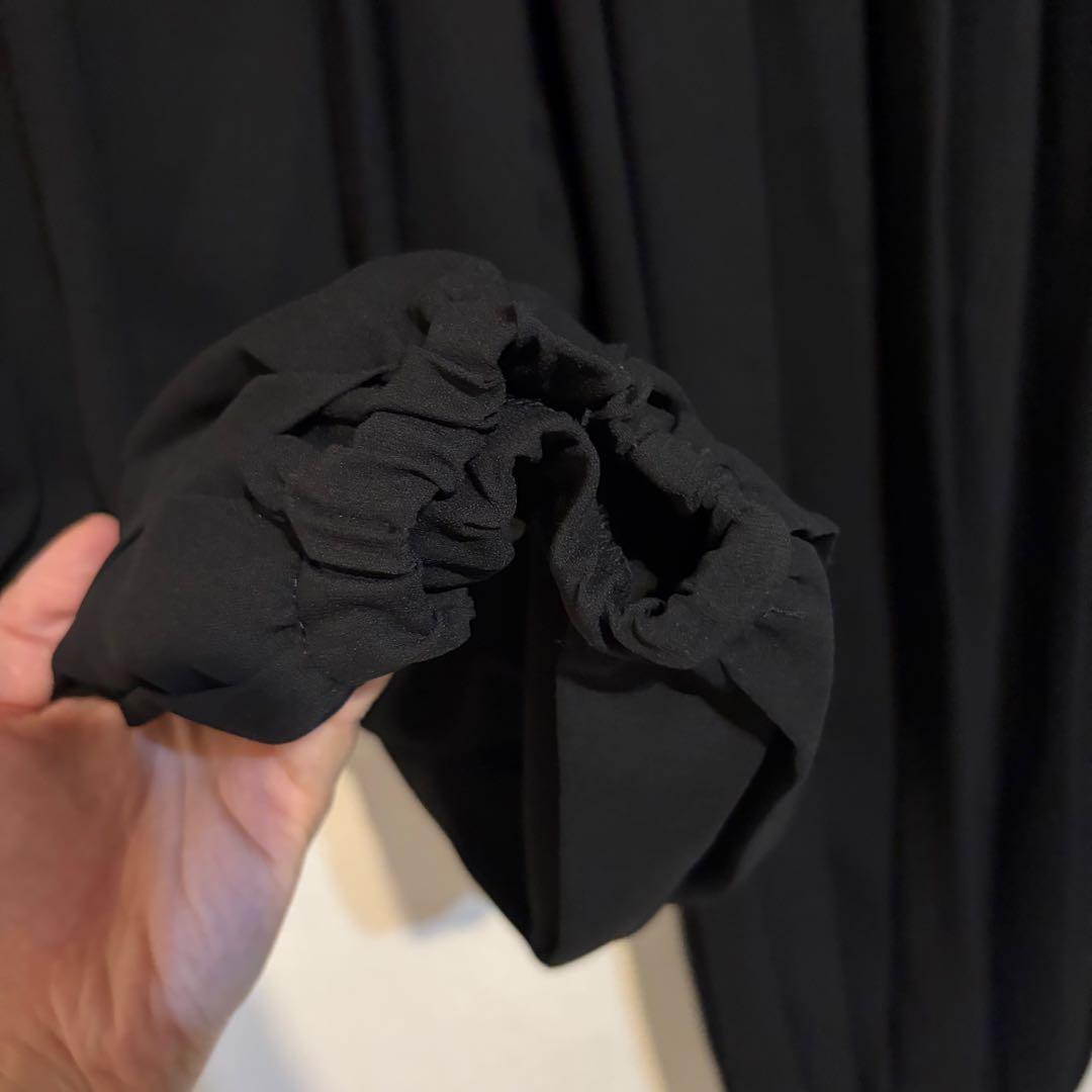 ENFOLD PLEATS TROUSERS ブラック 38