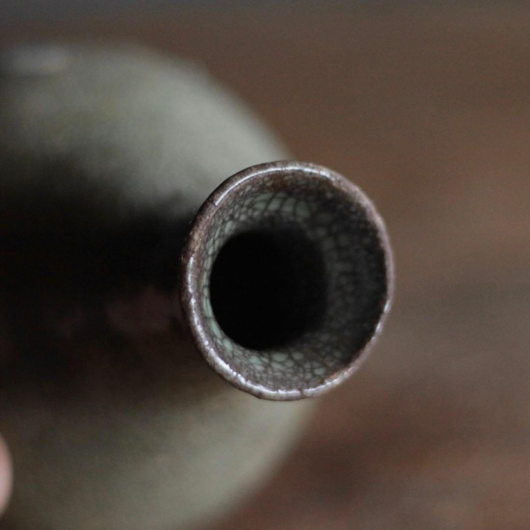 高麗青磁 徳利 容量約200ml 独酌に 古美術 古道具 アンティーク 朝鮮美術